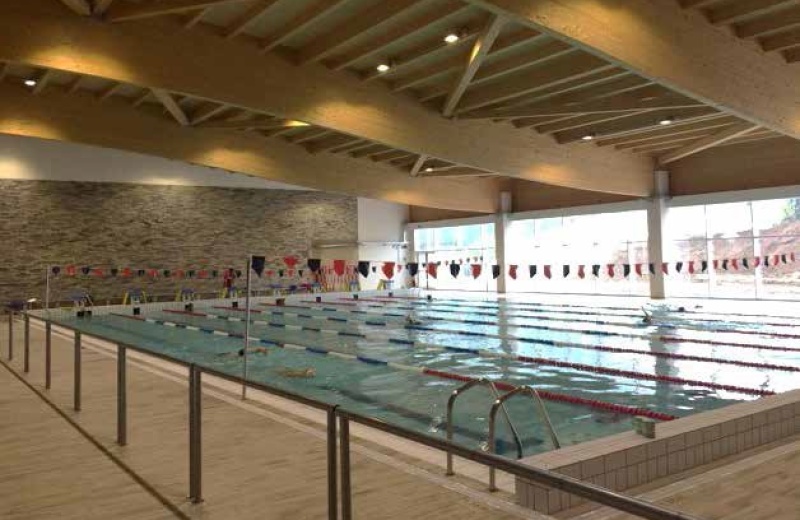 TECHNICAL CONTROL ROOM OF A MODERN SWIMMING POOL COMPLEX