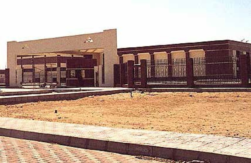 IRRIGATION OF THE GARDENS AT THE ENTRANCE TO THE SERVIER LABORATORIES PRODUCTION CENTRE