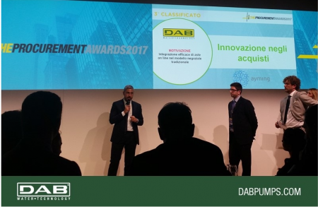 Dab Pumps on the podium of the Procurement Award 2017